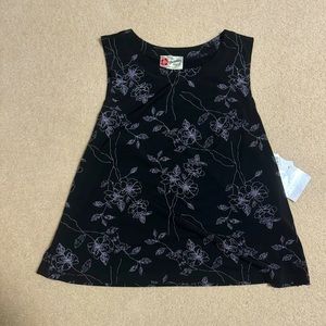 Hilo Hattie Hawaiian Black Top XL